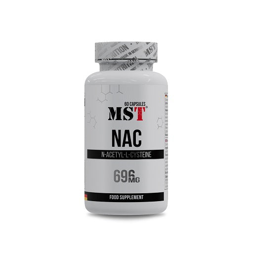 MST - NAC N-Acetyl-L-Cystein 696mg 60 Kapseln - Fitness Shop - PowerPumperz