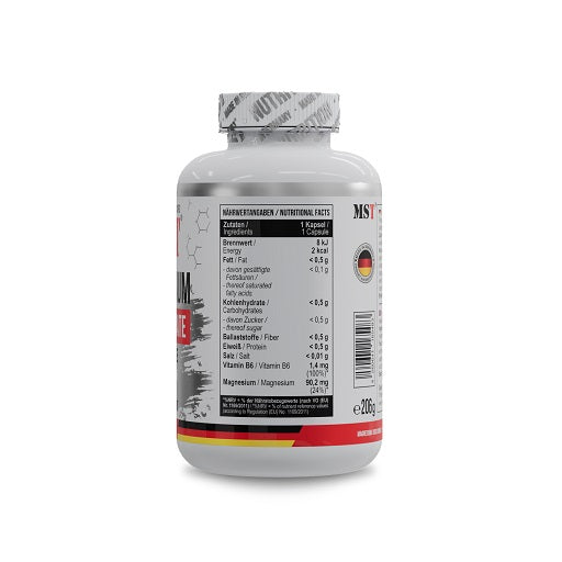MST - Magnesium Bisglycinat  Chelate 240 Kapseln - Fitness Shop - PowerPumperz