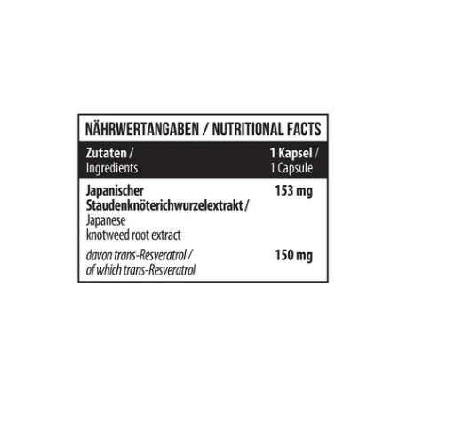 MST - Resveratrol 150mg 60 Kapseln - Fitness Shop - PowerPumperz