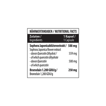 MST - Quercetin Bromelain 60 Kapseln - Fitness Shop - PowerPumperz