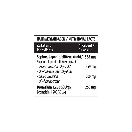 MST - Quercetin Bromelain 60 Kapseln - Fitness Shop - PowerPumperz