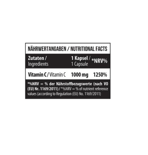 MST - Vitamin C Calcium L-Ascorbate 1000mg 90 Kapseln - Fitness Shop - PowerPumperz