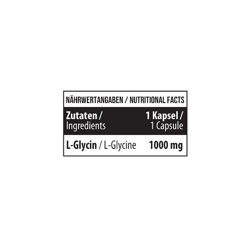MST - Glycine 1000mg 60 Kapseln - Fitness Shop - PowerPumperz