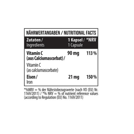 MST - Iron Bisglycinate120 Kapseln - Fitness Shop - PowerPumperz