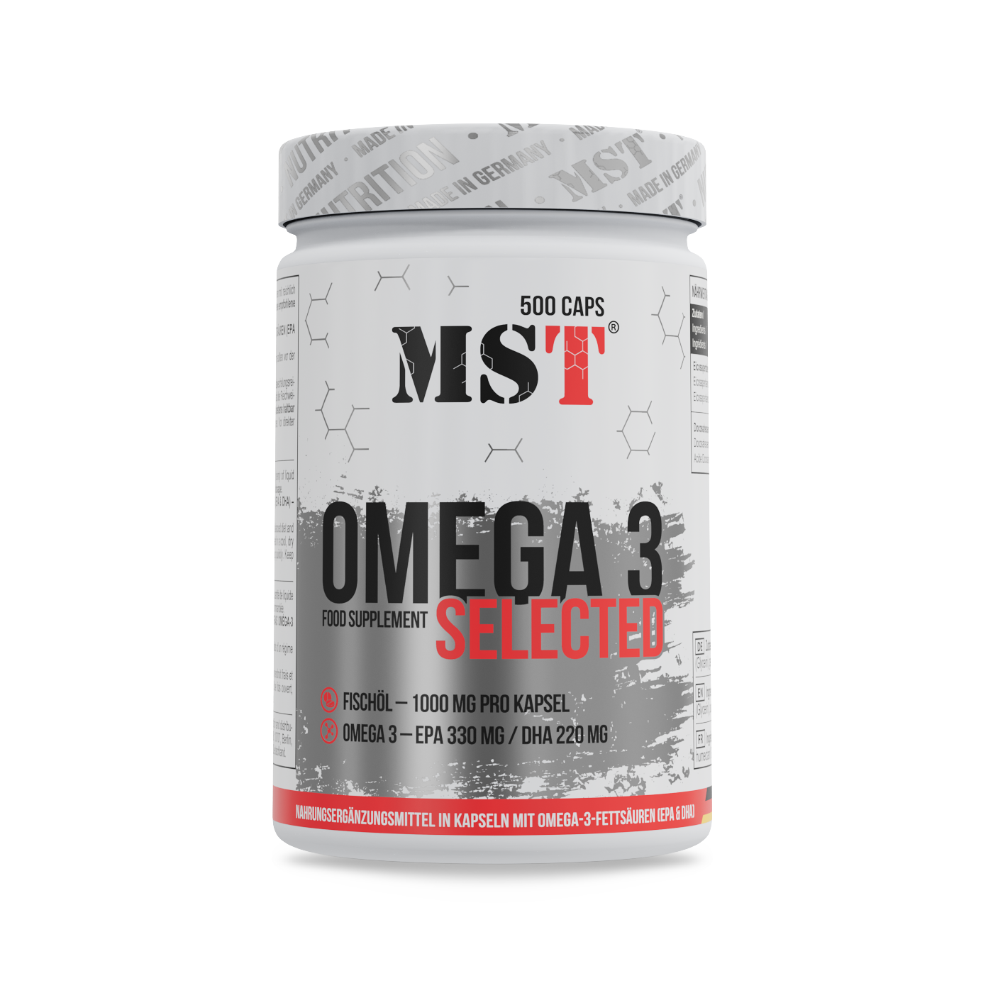 MST - Omega 3 Selected 500 Kapseln - Fitness Shop - PowerPumperz