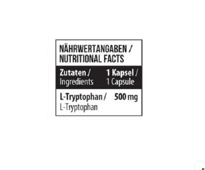 MST - Tryptophan 500mg - 60 Kapseln - Fitness Shop - PowerPumperz