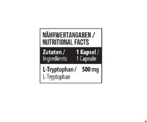 MST - Tryptophan 500mg - 60 Kapseln - Fitness Shop - PowerPumperz