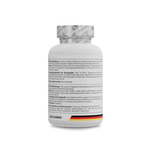 MST - Ashwagandha KSM 66® - 120 Caps - Fitness Shop - PowerPumperz