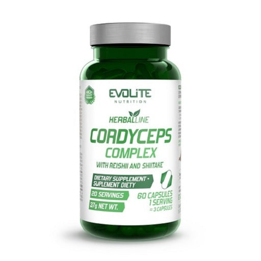 Evolite Nutrition Cordyceps Complex 60 Kapseln - Fitness Shop - PowerPumperz