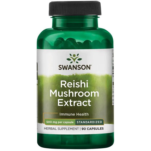 Swanson Reishi Mushroom Extract 500mg - 90 Kapseln - Fitness Shop - PowerPumperz
