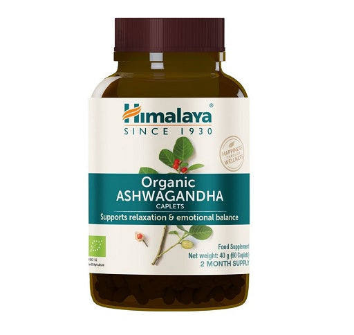 Himalaya Organic Ashwagandha - 60 caps - Fitness Shop - PowerPumperz