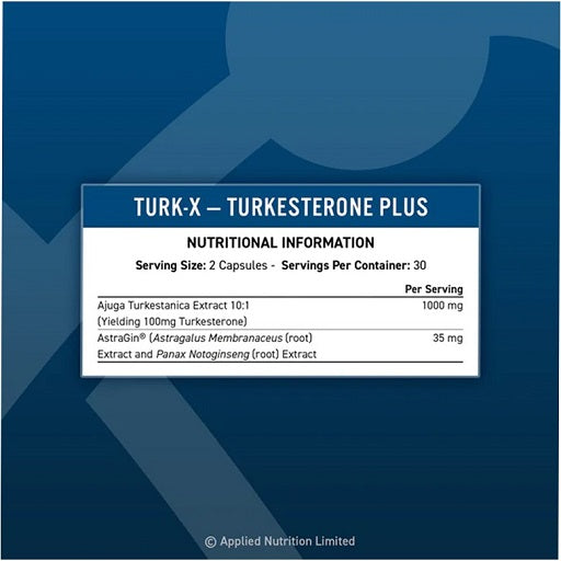 Applied Turk-X 60 Kapsel - Fitness Shop - PowerPumperz