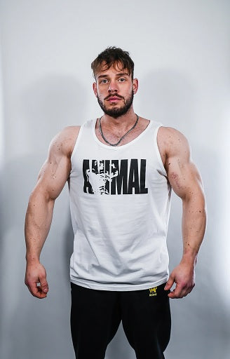 Universal Animal Iconic Tank Top White - Fitness Shop - PowerPumperz