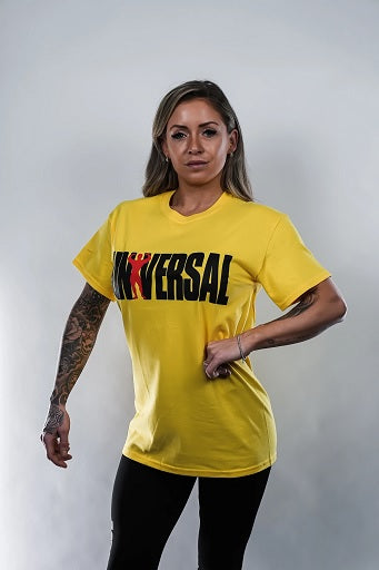 Universal Animal T-Shirt Logo Yellow '77 - Fitness Shop - PowerPumperz