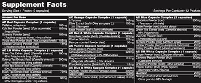 Universal Animal Cuts 42 Packs - Fitness Shop - PowerPumperz