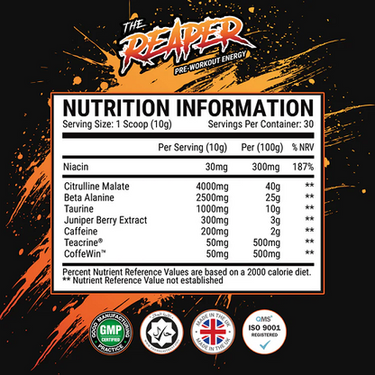 Chemical Warfare The Reaper 300g - Fitness Shop - PowerPumperz