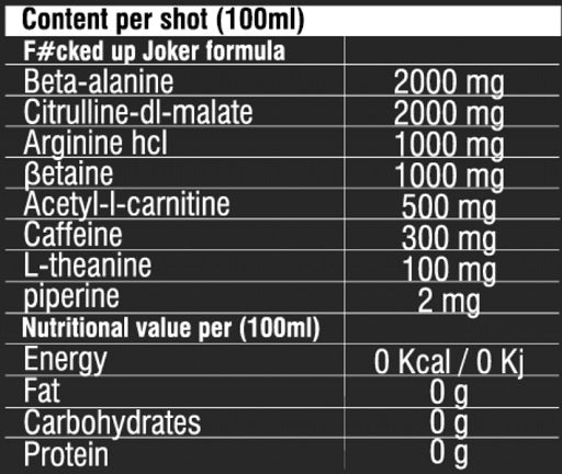 Swedish Supplements Fucked Up Headshot 16x100ml - Fitness Shop - PowerPumperz