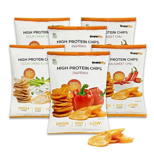 Supplify High Protein Chips 6 x 50g - Fitness Shop - PowerPumperz
