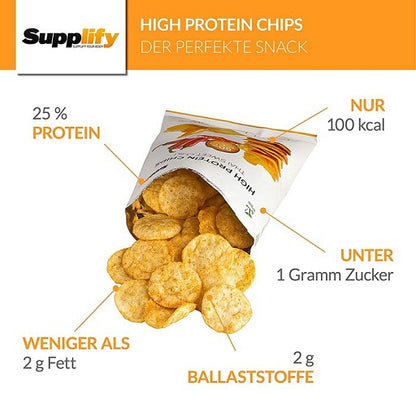 Supplify High Protein Chips 6 x 50g - Fitness Shop - PowerPumperz