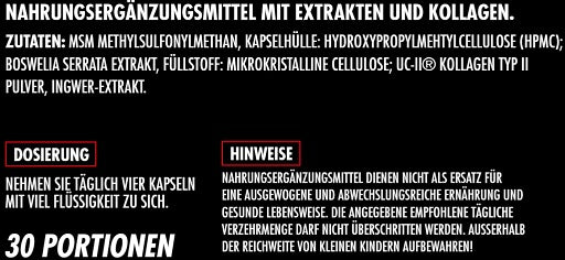 Big Zone Joint Protect 2.0 120 Kapseln - Fitness Shop - PowerPumperz