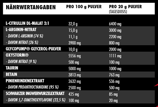 Big Zone Bloodstorm 2.0 300g - Fitness Shop - PowerPumperz