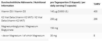 INLEAD Vitamin D3  K2  Magnesium 120 Kapseln - Fitness Shop - PowerPumperz