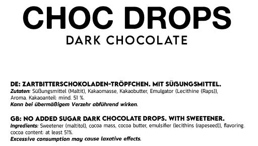 INLEAD Choc Drops 150g - Fitness Shop - PowerPumperz