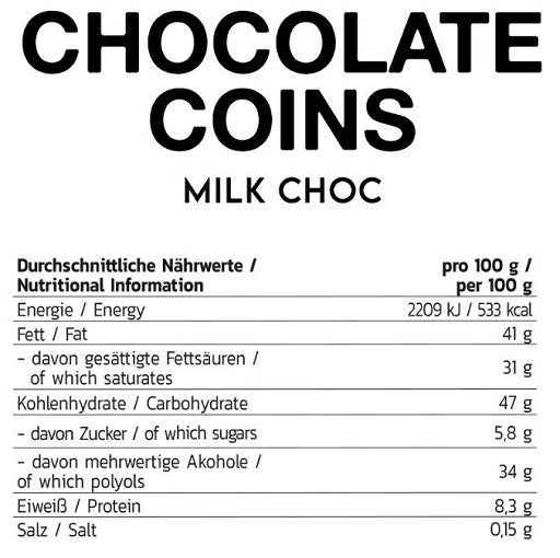 INLEAD Chocolate Coins 150g - Fitness Shop - PowerPumperz