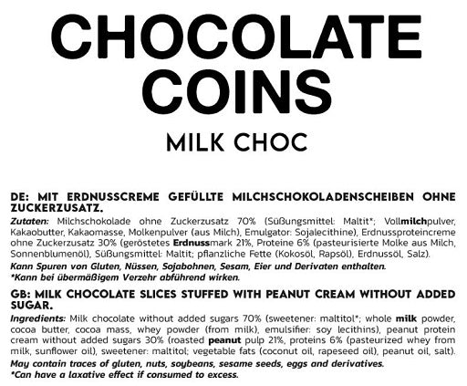 INLEAD Chocolate Coins 150g - Fitness Shop - PowerPumperz