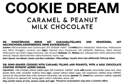 INLEAD Cookie Dream Caramel & Peanut 125g - Fitness Shop - PowerPumperz