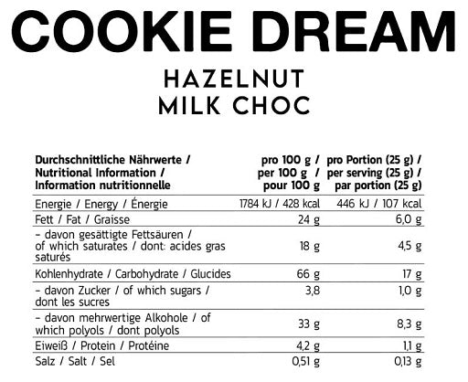INLEAD Cookie Dream 128g - Fitness Shop - PowerPumperz