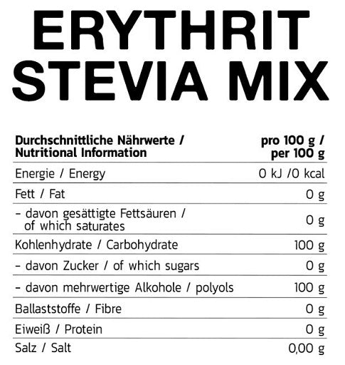 INLEAD Erythrit Stevia Mix 1000g - Fitness Shop - PowerPumperz