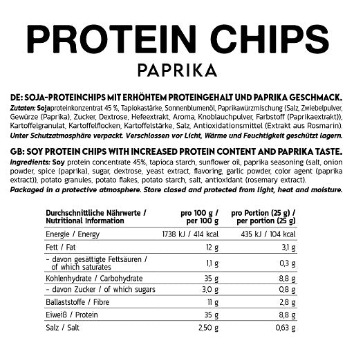 INLEAD Protein Chips - 6x50g - Fitness Shop - PowerPumperz