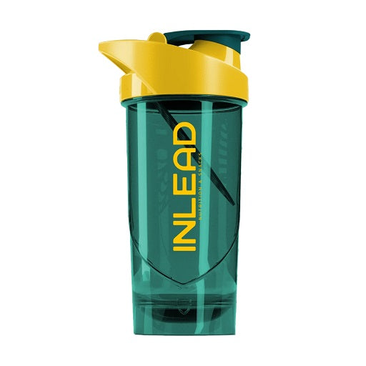 INLEAD Shaker Shieldmixer Green Yellow 700ml - Fitness Shop - PowerPumperz