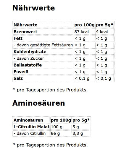 NNT Citrullin 210g - Fitness Shop - PowerPumperz
