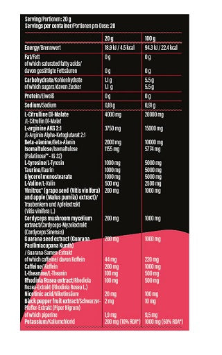 GoFitness Go Hard Booster 400g - Fitness Shop - PowerPumperz