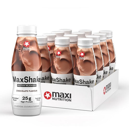 MaxiNutrition MaxShake Protein Milkshake RTD 12x330ml - Fitness Shop - PowerPumperz