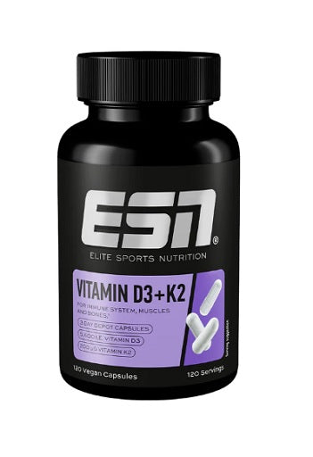 ESN Vitamin D3  K2 120 Kapsel - Fitness Shop - PowerPumperz
