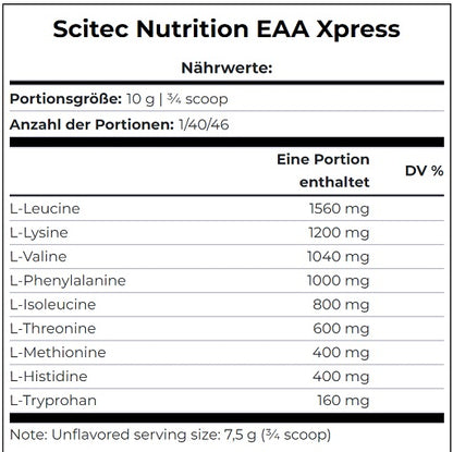 Scitec EAA Xpress 400g - Fitness Shop - PowerPumperz