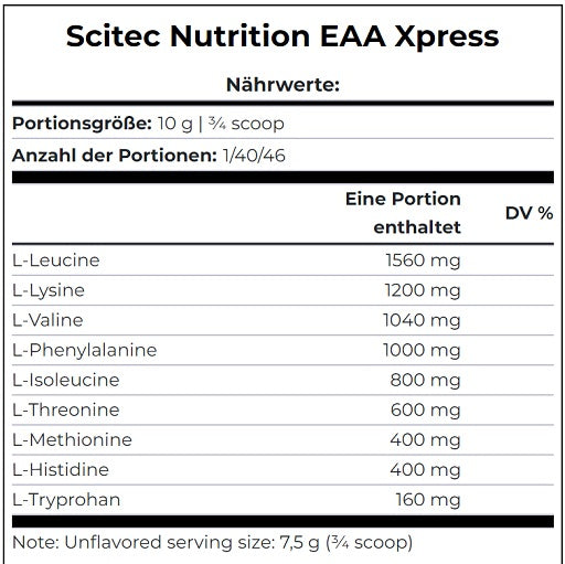 Scitec EAA Xpress 400g - Fitness Shop - PowerPumperz