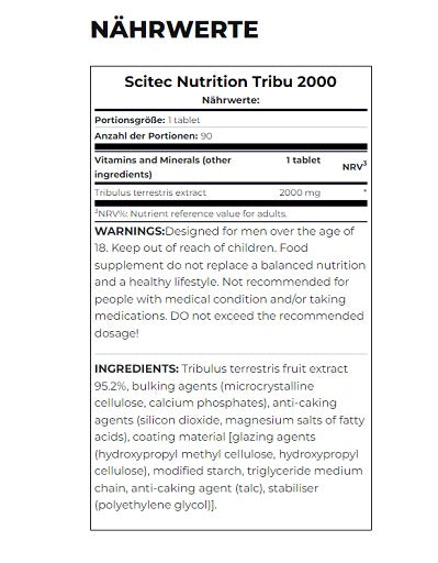 Scitec Tribu 2000 - 90 Tabl. - Fitness Shop - PowerPumperz