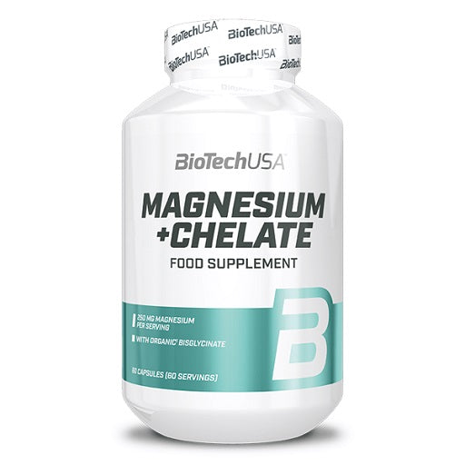 BioTech Magnesium  Chelate 60 Kapsel - Fitness Shop - PowerPumperz