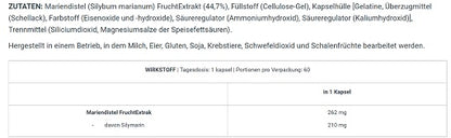 BioTech Milk Thistle 60 Kapseln - Fitness Shop - PowerPumperz