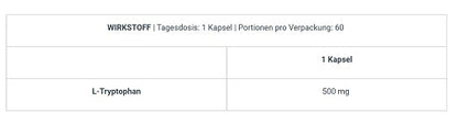 BioTech Tryptophan 60 Kapseln - Fitness Shop - PowerPumperz
