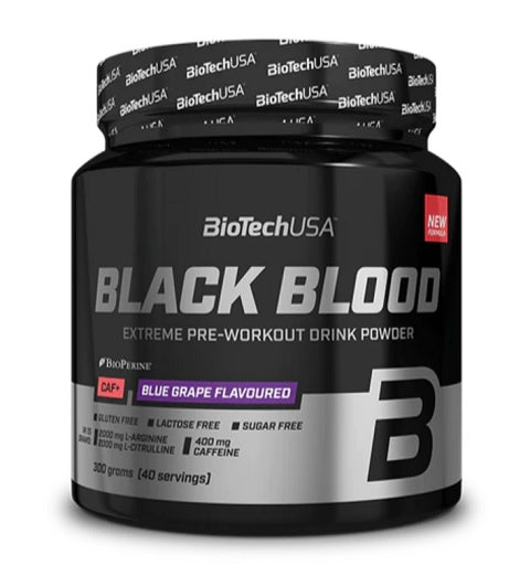 BioTech Black Blood CAF 300g (40 Serv.) - Fitness Shop - PowerPumperz
