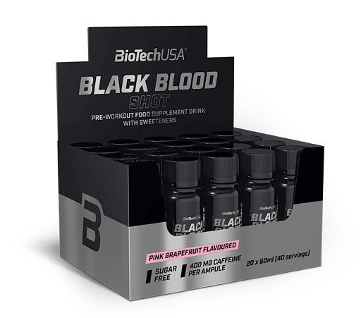 BioTech Black Blood Shot 20x60ml - Fitness Shop - PowerPumperz