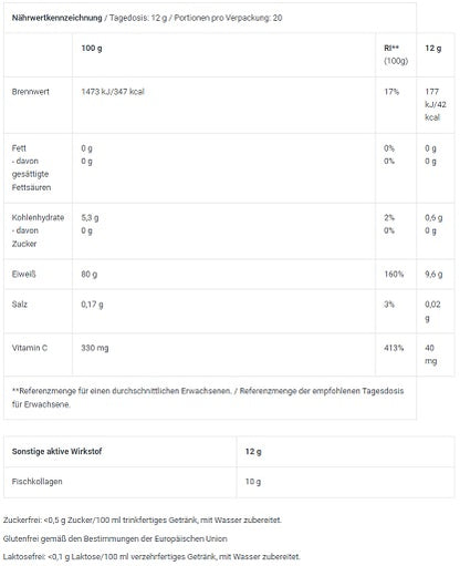 BioTech Marine Collagen 240g - Fitness Shop - PowerPumperz