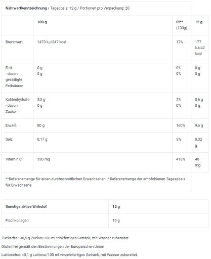 BioTech Marine Collagen 240g - Fitness Shop - PowerPumperz