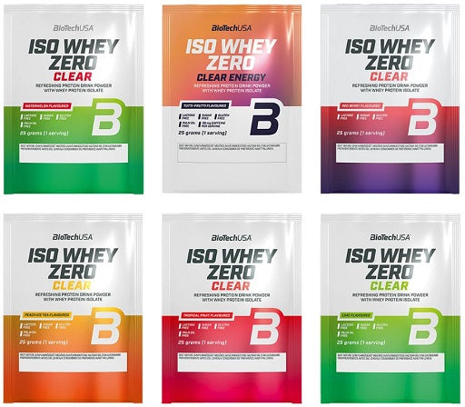 BioTech Iso Whey Zero Clear PROBEN 10x25g - Fitness Shop - PowerPumperz
