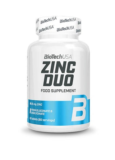 BioTech Zinc Duo 60 Tabletten - Fitness Shop - PowerPumperz